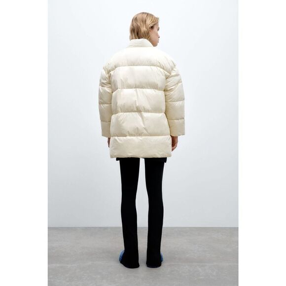 ZARA Minimalistic Padded Jacket New Medium - Picture 4 of 11